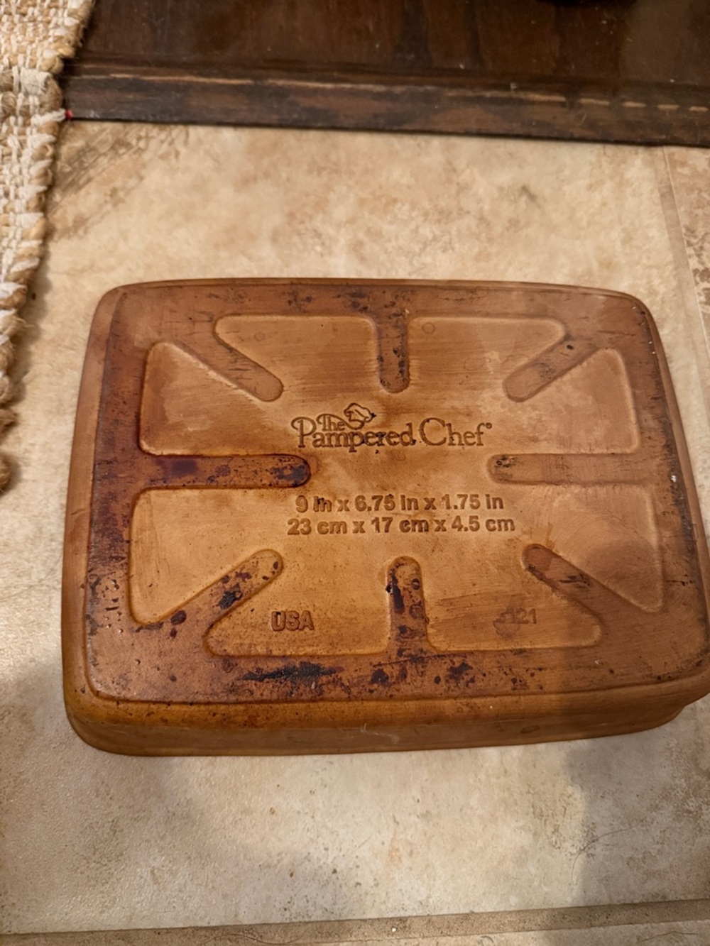 Pampered Chef Ridged Baking Dish - Picture 2 of 2